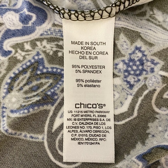 Chicos Maxi Dress Womens Size 2/L Fresh Paisley Boatneck Grape Leaf Stretch - Picture 10 of 16